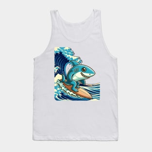 shark surfer Tank Top